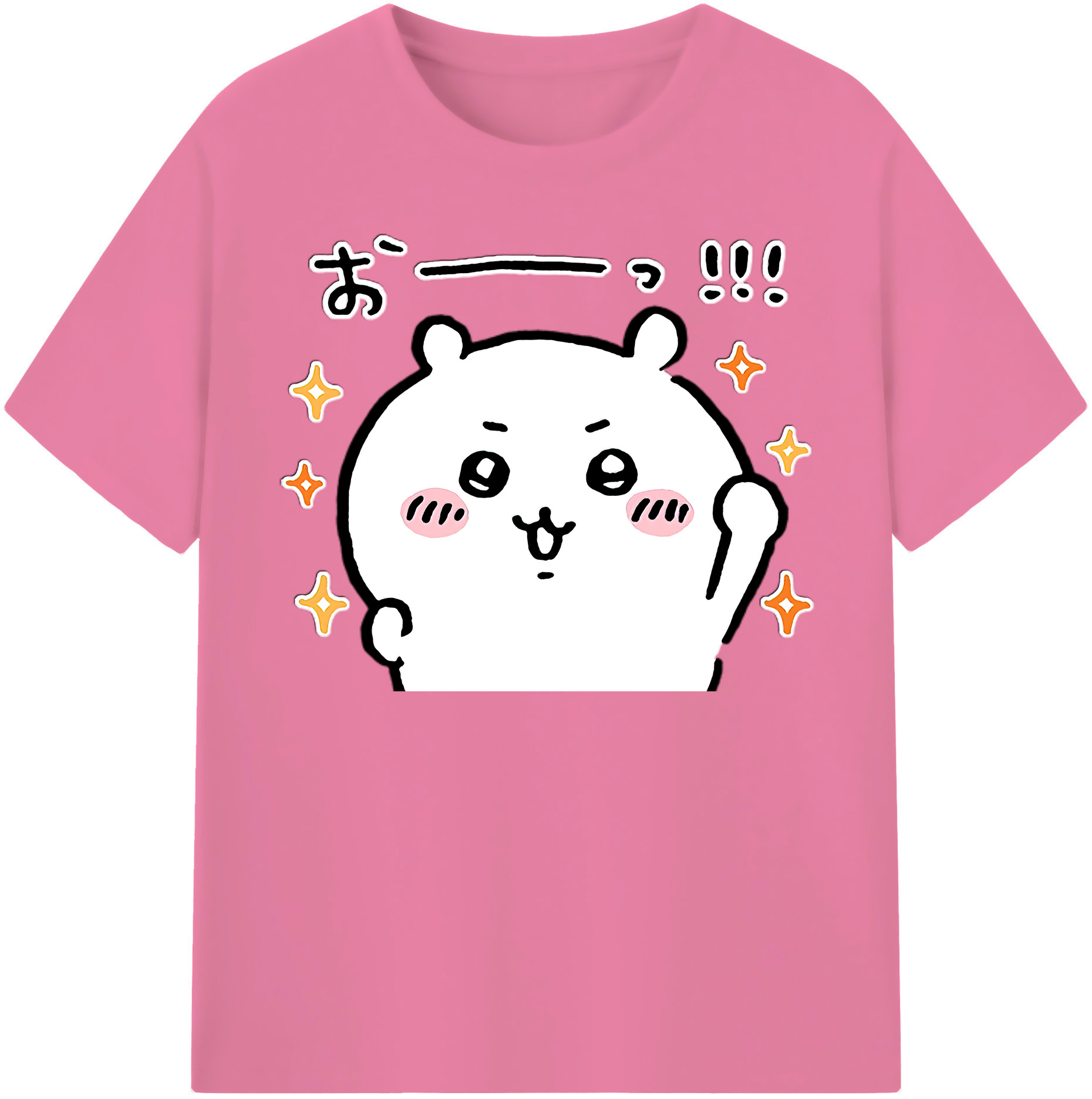 （画像用） ちいかわ ちいかわ Chii-kawa chiikawa 綿100％半袖Tシャツ（フロントプリント）